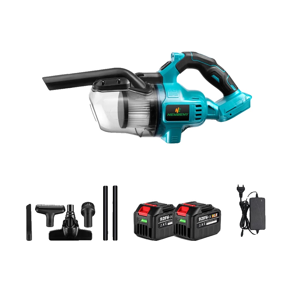 Staubsauger, Kabelloses Design, Hohe Saugkraft, 2xbatterie Set