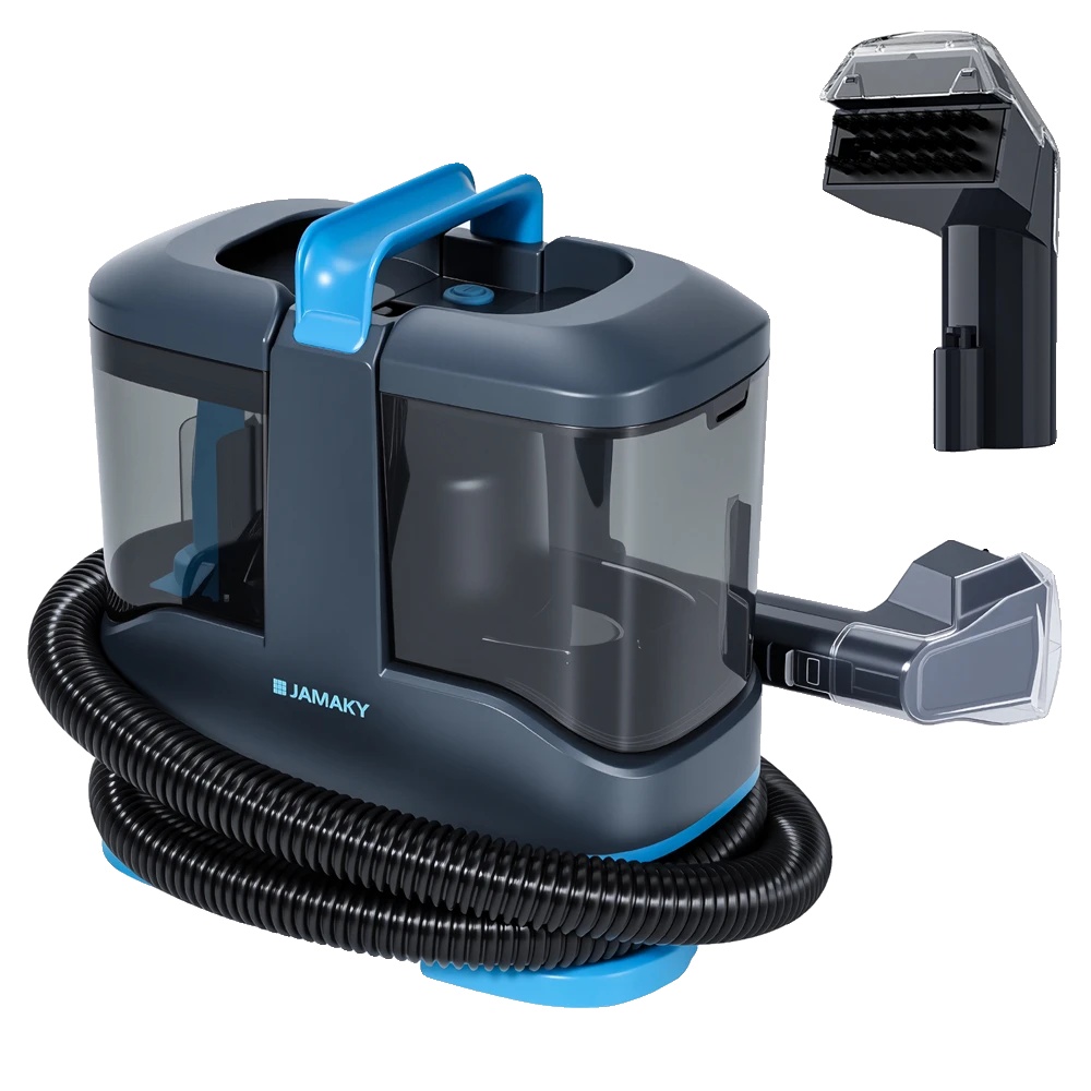 Handgehaltener Teppichreiniger, Kompaktes Design, Hohe Saugkraft, 450w, Eu