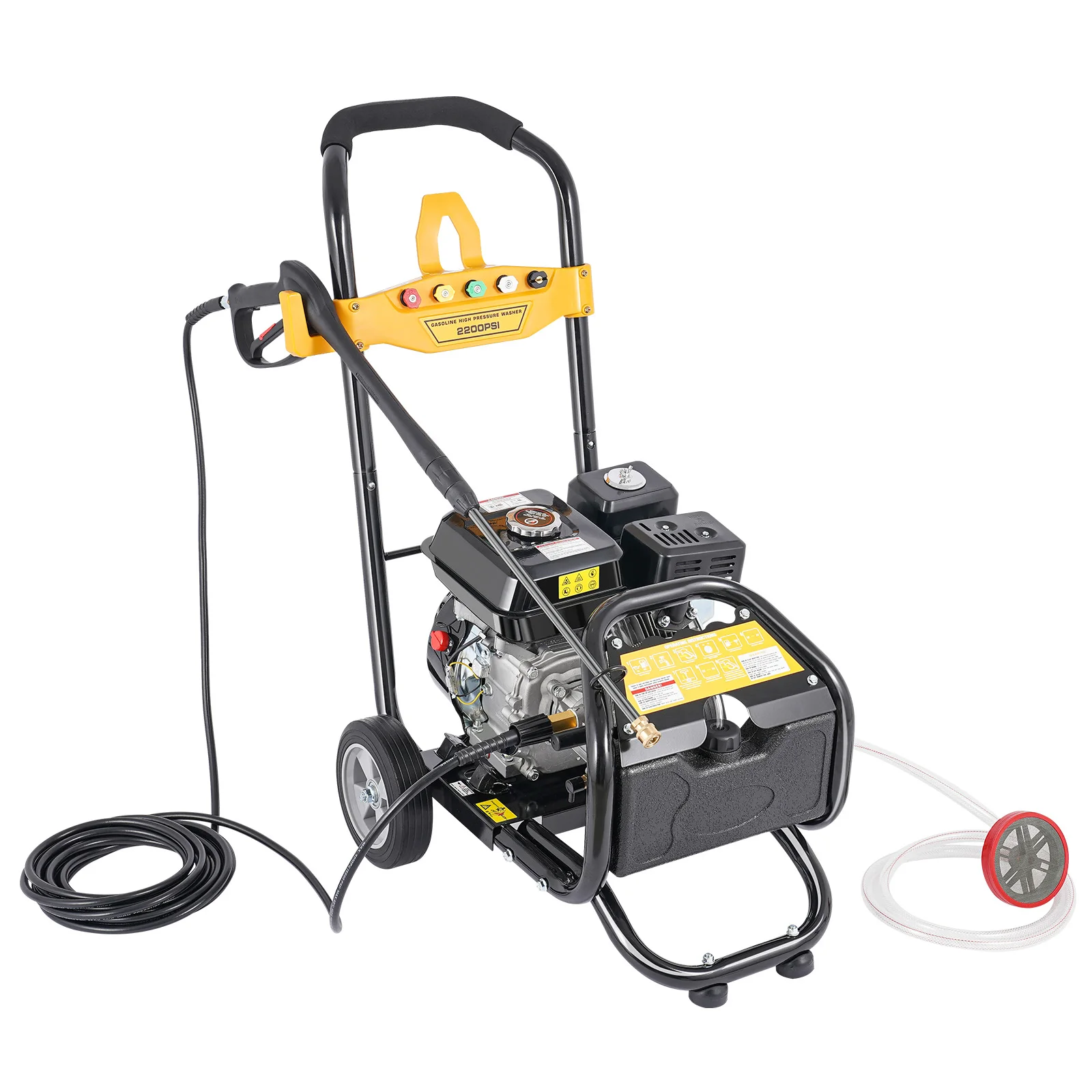 Hochdruckreiniger, 2200 Psi, 7,5 Ps Motor, Schwarz