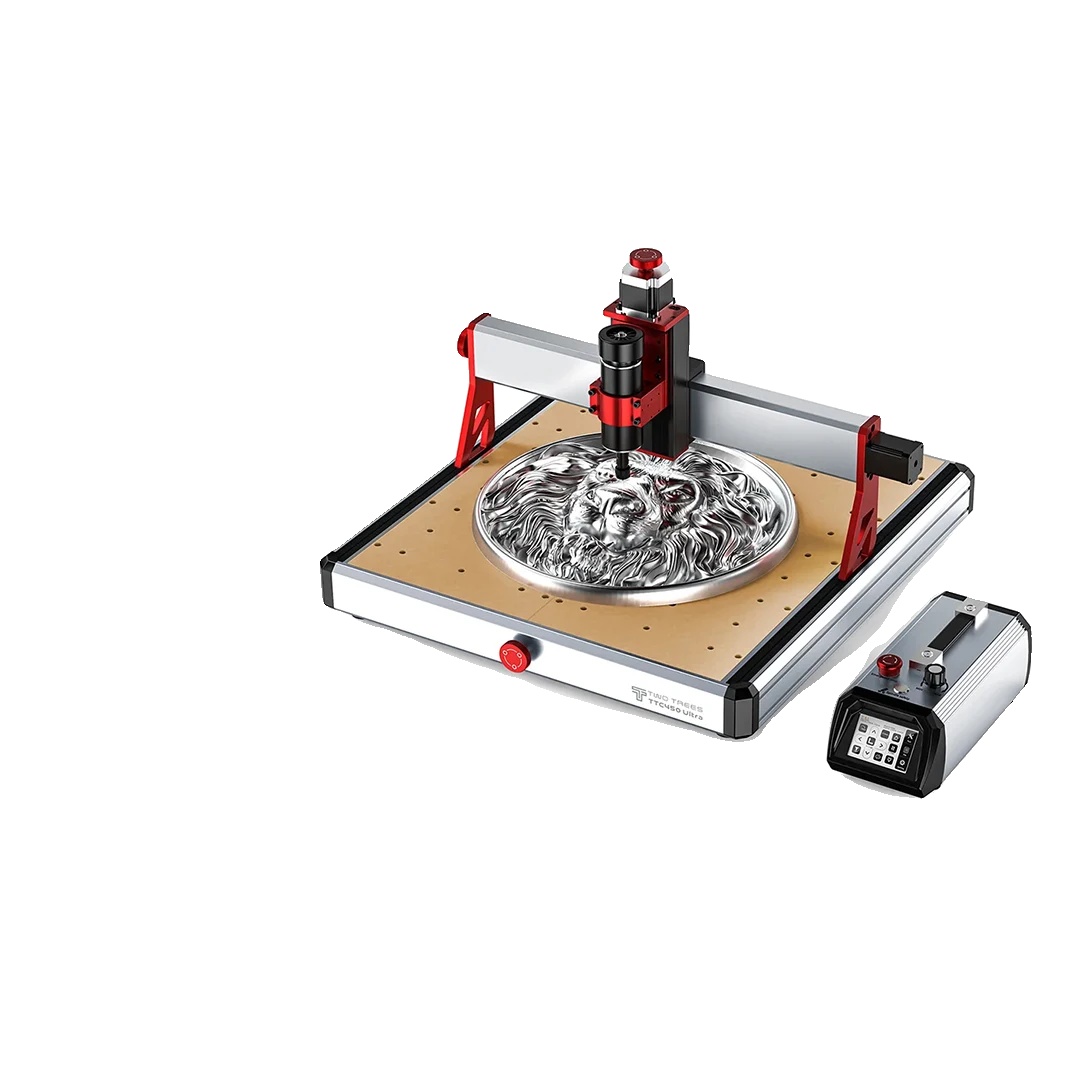 Cnc-fräsmaschine, 2-in-1 Lasermarkierer, Hochleistungs-spindel, Zwei Bäume Ttc450 Ultra