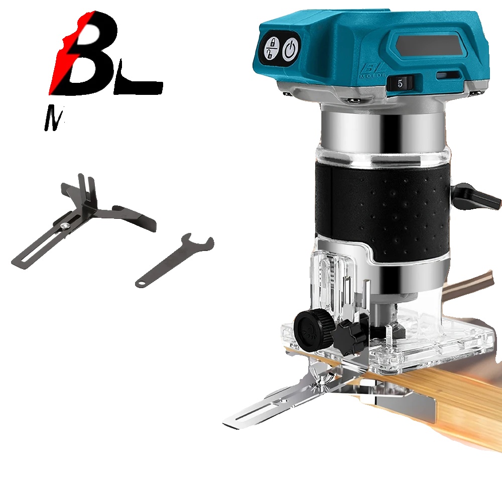 Holzfräse, Bürstenloser Motor, Mehrere Spannzangen Größen, Keine Batterie