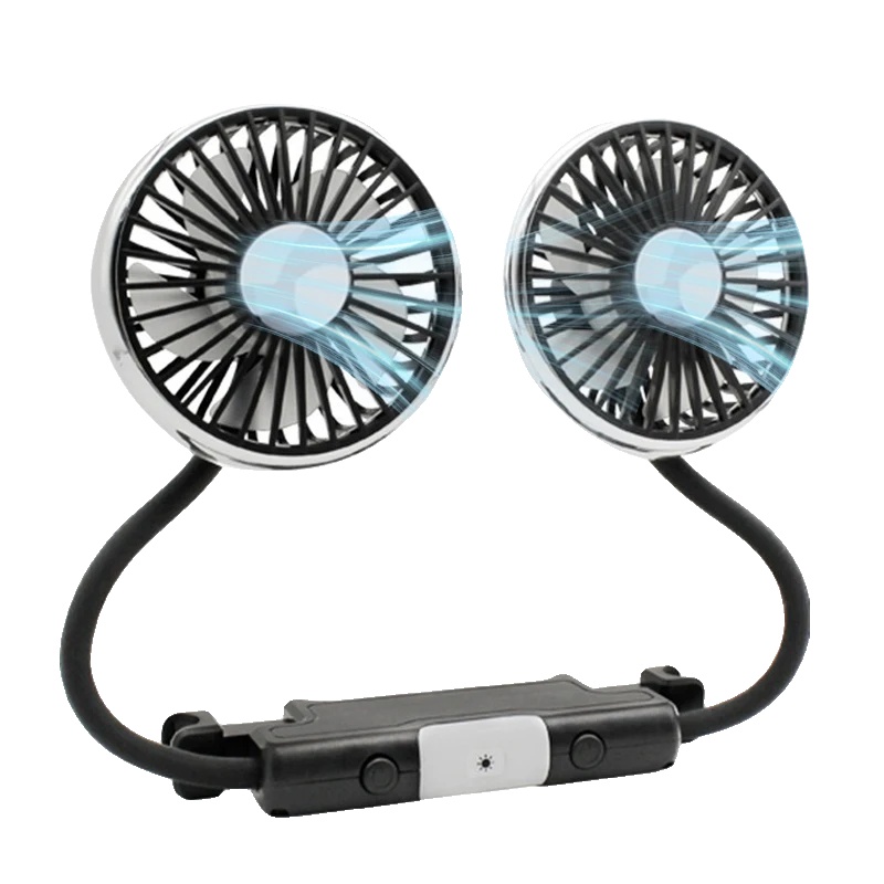 Kühlventilator, 3-stufig Einstellbar, Led-beleuchtung, Grau