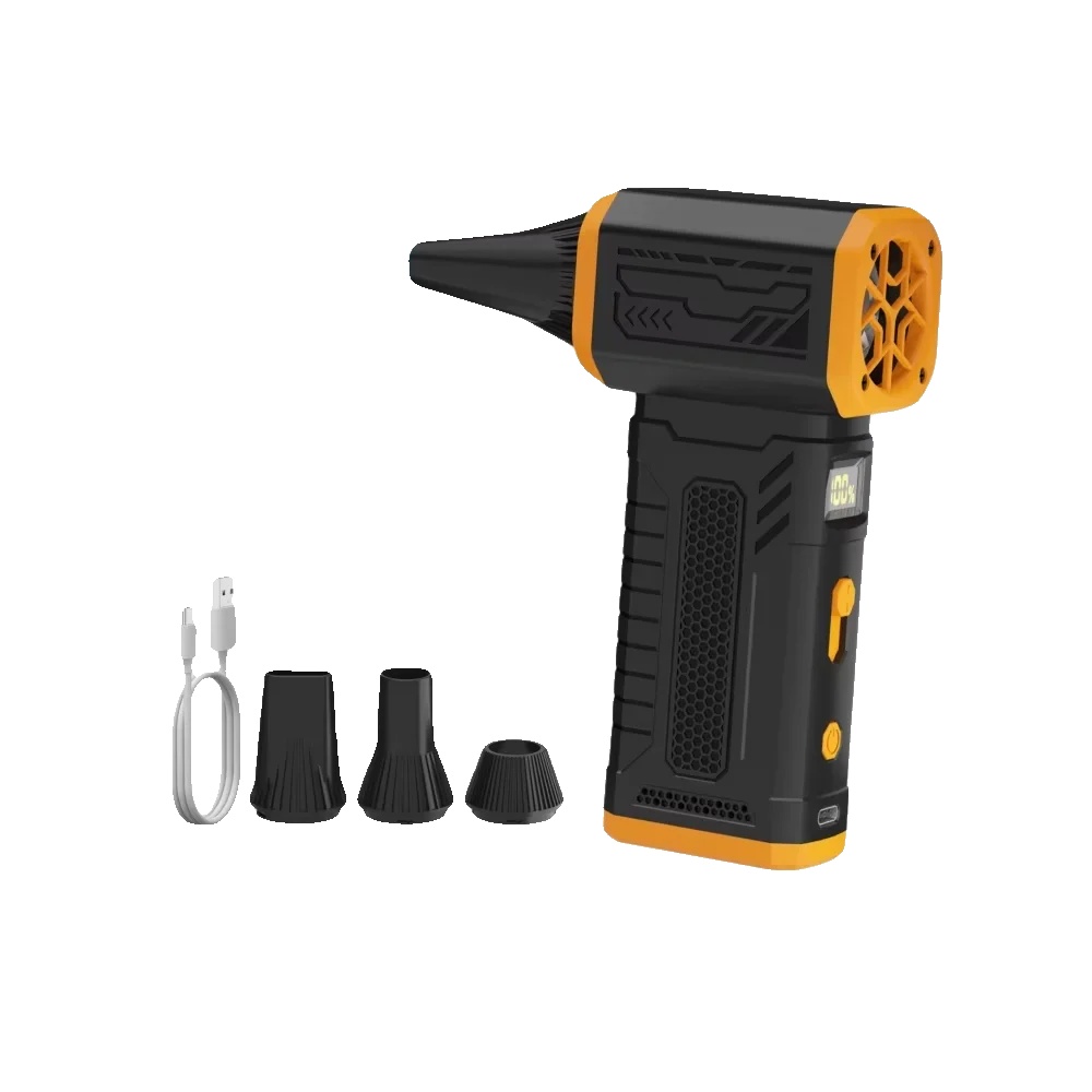 Handgehaltener Elektrischer Bläser, 7,5 X 5 X 2,5 Zoll, 100 Cfm Luftstrom, 2000 Mah Akku, Usb-c-ladung, Mehrere Geschwindigkeitsstufen