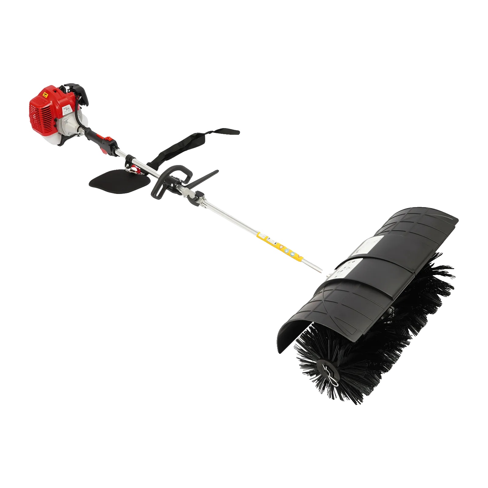 Gas Handheld-sauger, Leistungsstarker 2-takt-motor, Leichtes Design, Schwarz Und Rot