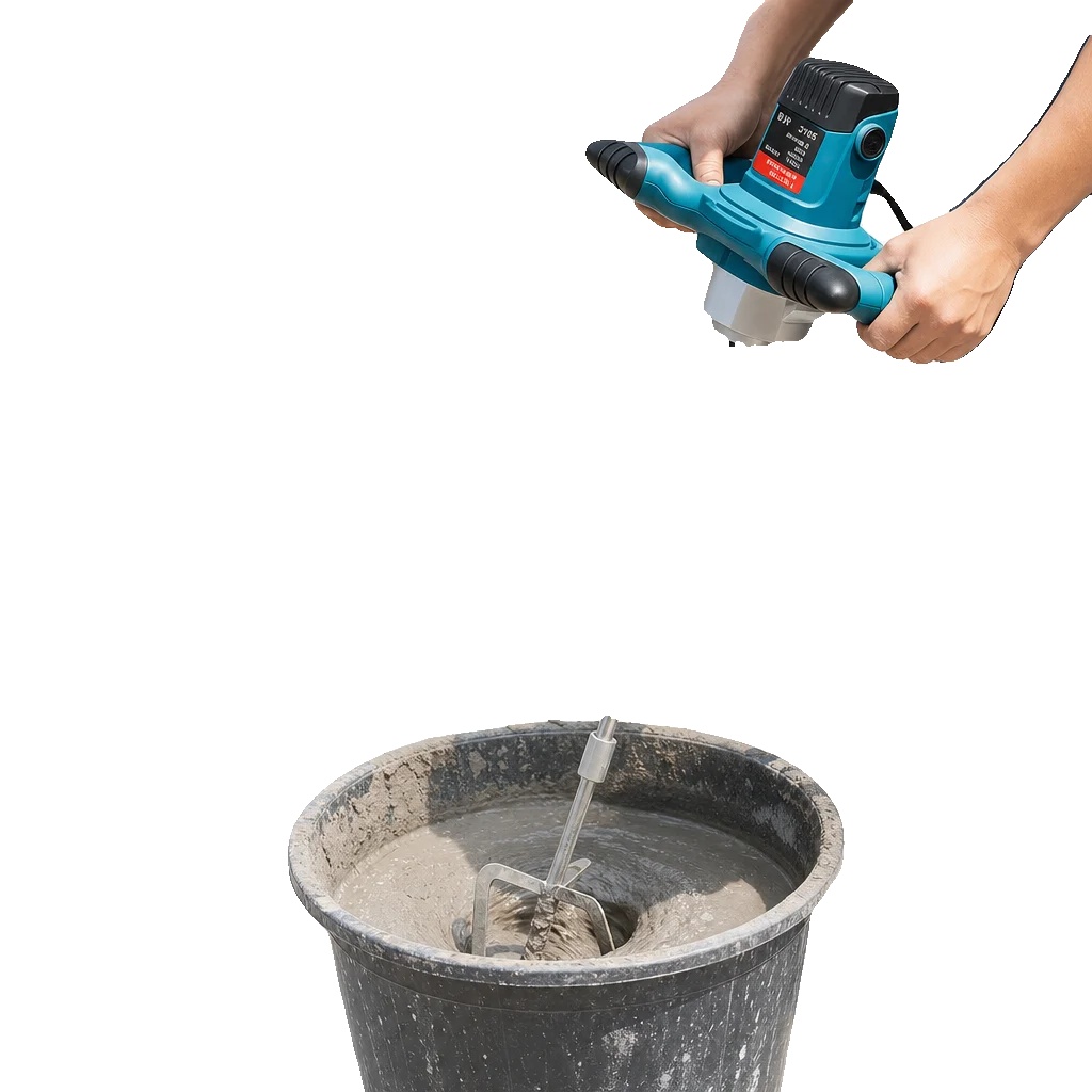 Betonmischer, 2100w Leistung, 6 Geschwindigkeitsstufen, M14 Welle Typ, 220v Spannung, Abmessungen 80,2cm X 31,8cm X 22cm