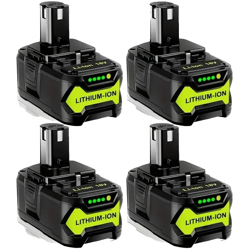 Wiederaufladbare Batterie, 8000mah Kapazität, Breite Kompatibilität, 4 Stück