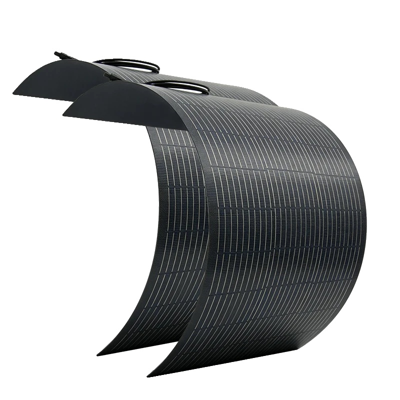 Solarpanel-kit, Hohe Effizienz Monokristallin, Netzunabhängige Energie, Flexible 2pcs 100w