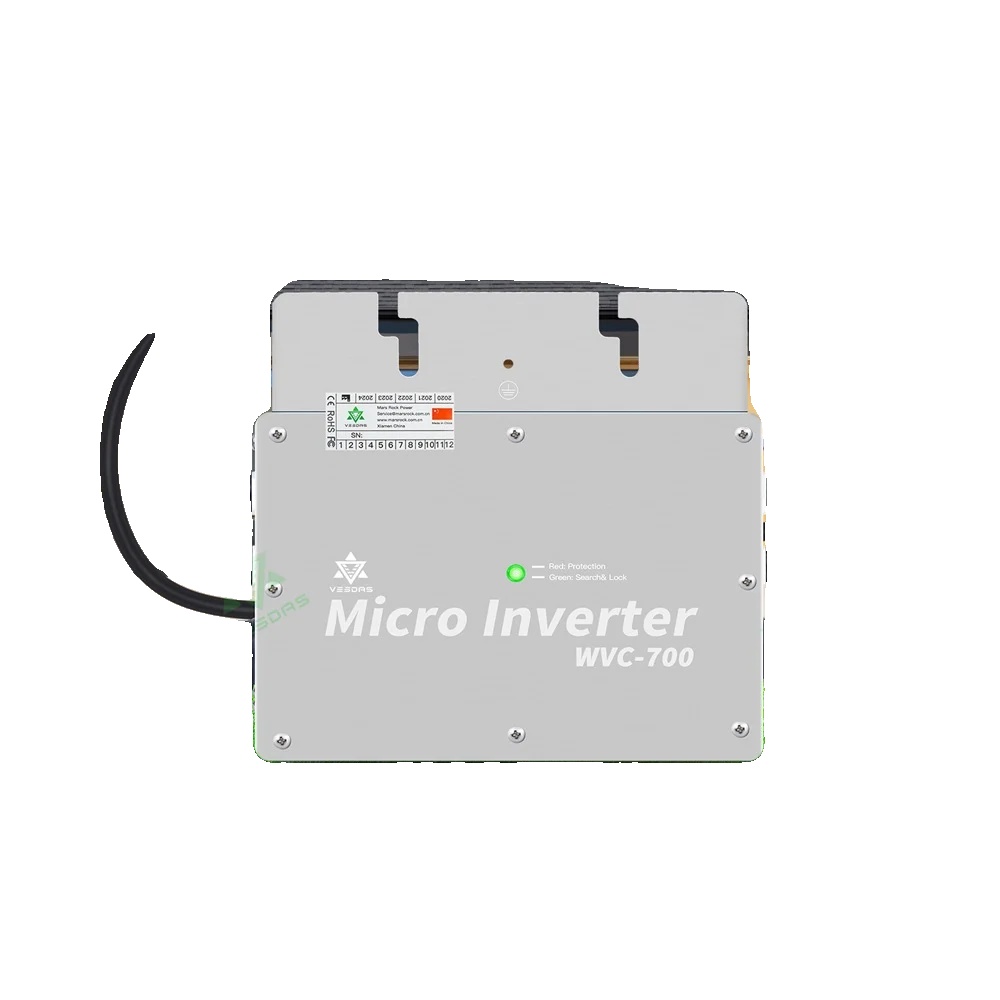 Solar-mikro-wechselrichter, Mppt-technologie, Wasserdichtes Design, Silber, 230vac(180-260v), 22-50vdc-a