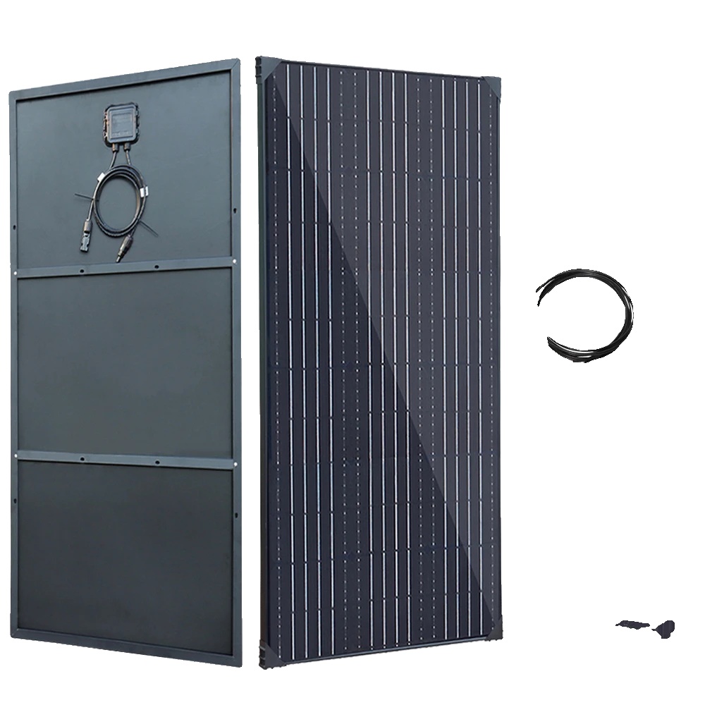 Solaranlagensystem, 150w Oder 300w Ausgang, Hohe Effizienz, 300 W Schwarzes Kit, Nan, Nan, Nan