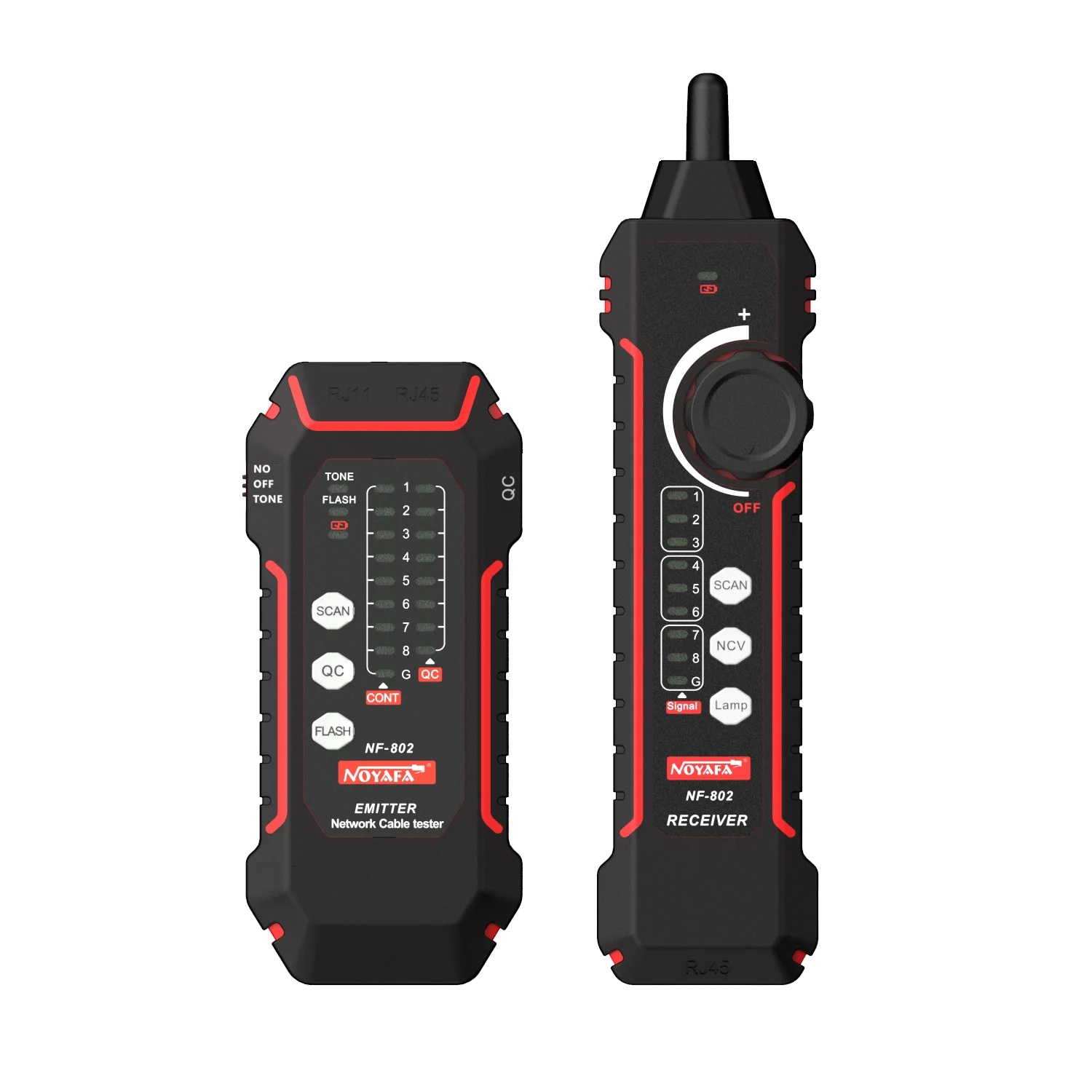Netzwerkkabeltester, Multifunktionale Leitungsprüfung, Led-anzeigen, Nf-802
