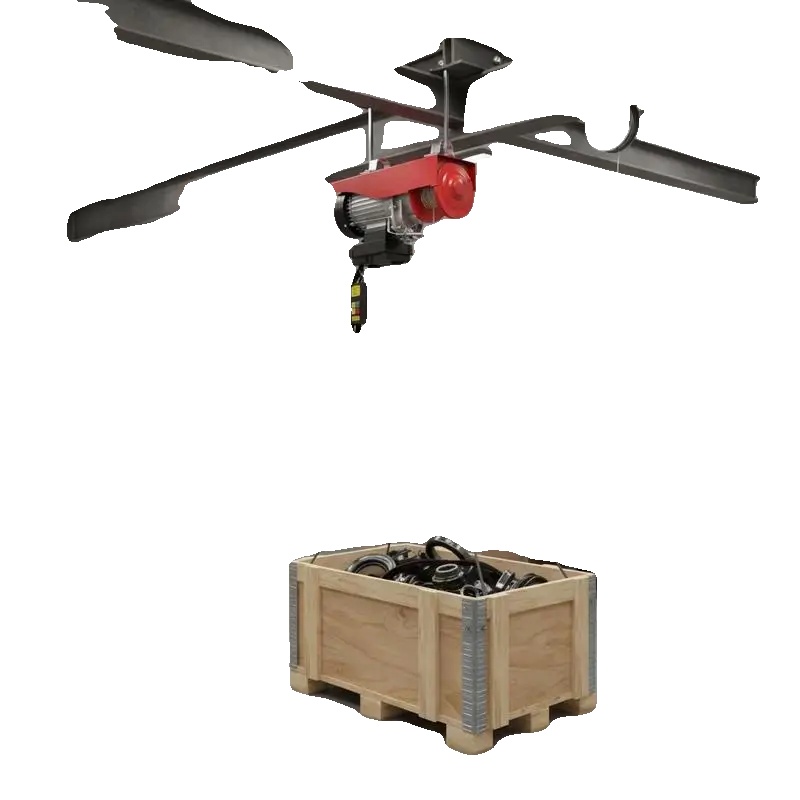Elektrische Winde, 200kg-400kg Tragfähigkeit, 12m Hubhöhe, Rot