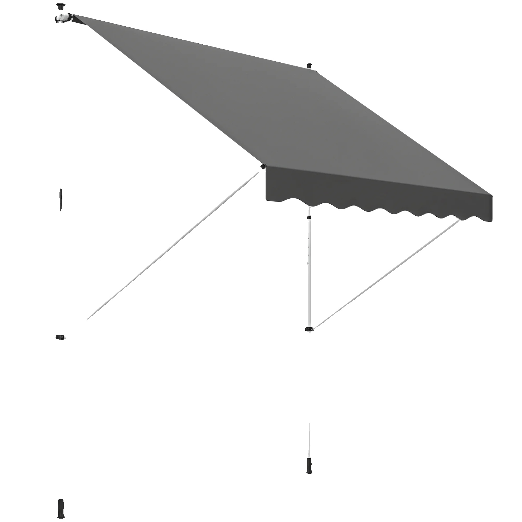 Markise, Handkurbel, Höhenverstellbar, T0002-01-12671