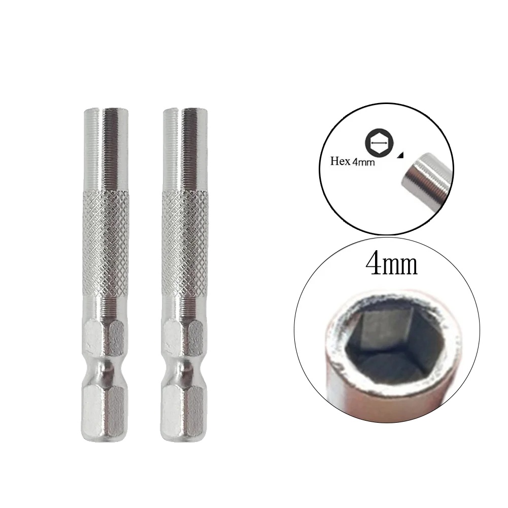 Bit-adapter, Wandelt 6,35 Mm In 4 Mm Um, Magnetischer Halter Für Einfachen Bitwechsel, 2 Stück, Versand Innerhalb Von 24 Stunden
