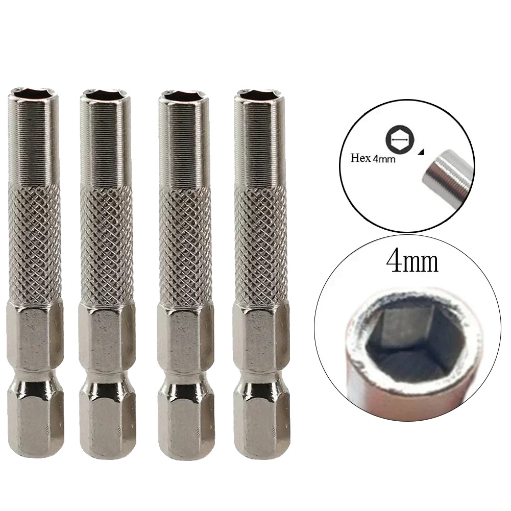 Bit-adapter, Wandelt 6,35 Mm In 4 Mm Um, Magnetischer Halter Für Einfachen Bitwechsel, 4stück, Versand Innerhalb Von 24 Stunden
