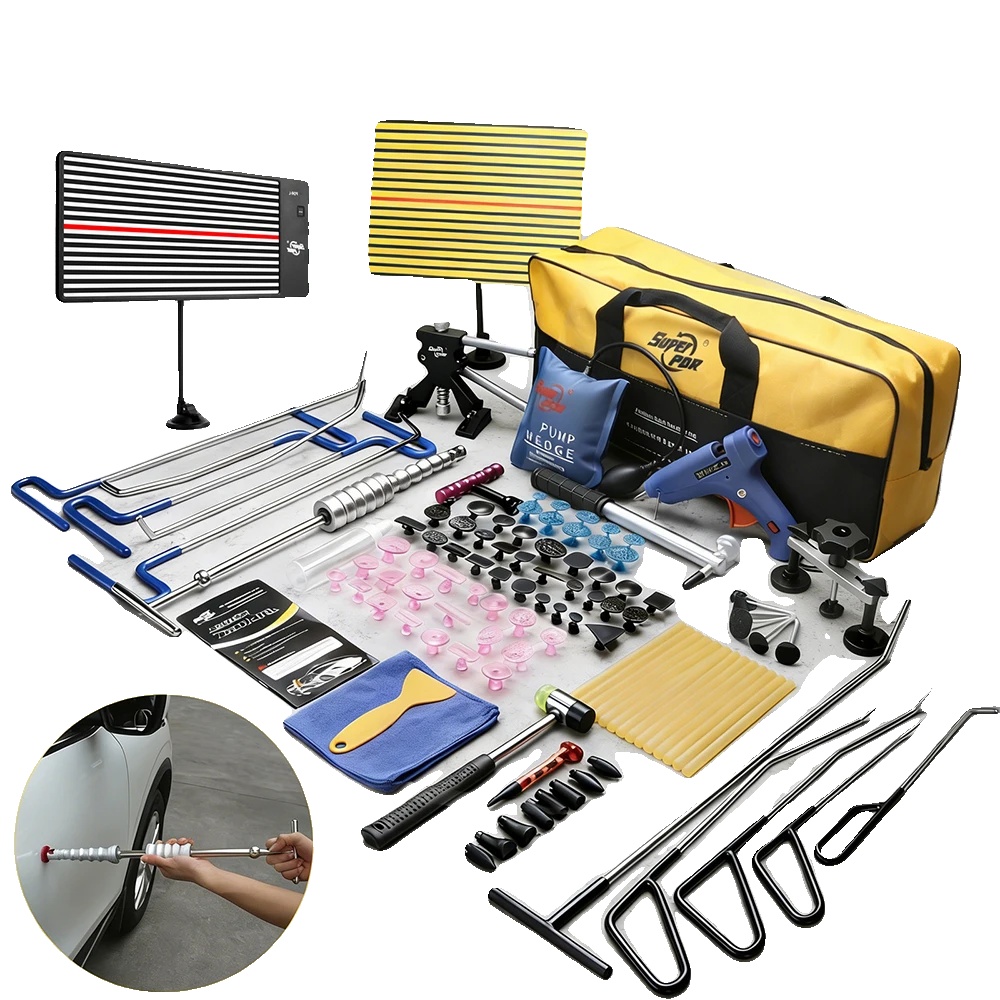 Autodellen Reparaturset, Dellenzieher, Heißklebepistole, Professionelles Pdr-kit