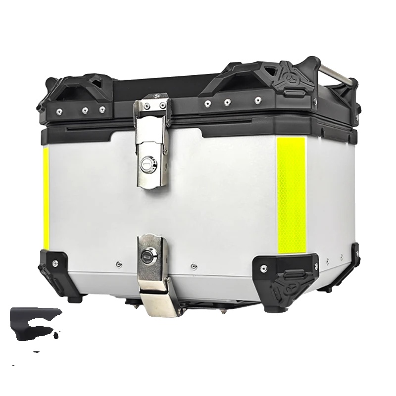 Motorrad Topcase, Wasserdicht, Diebstahlschutz, Silber