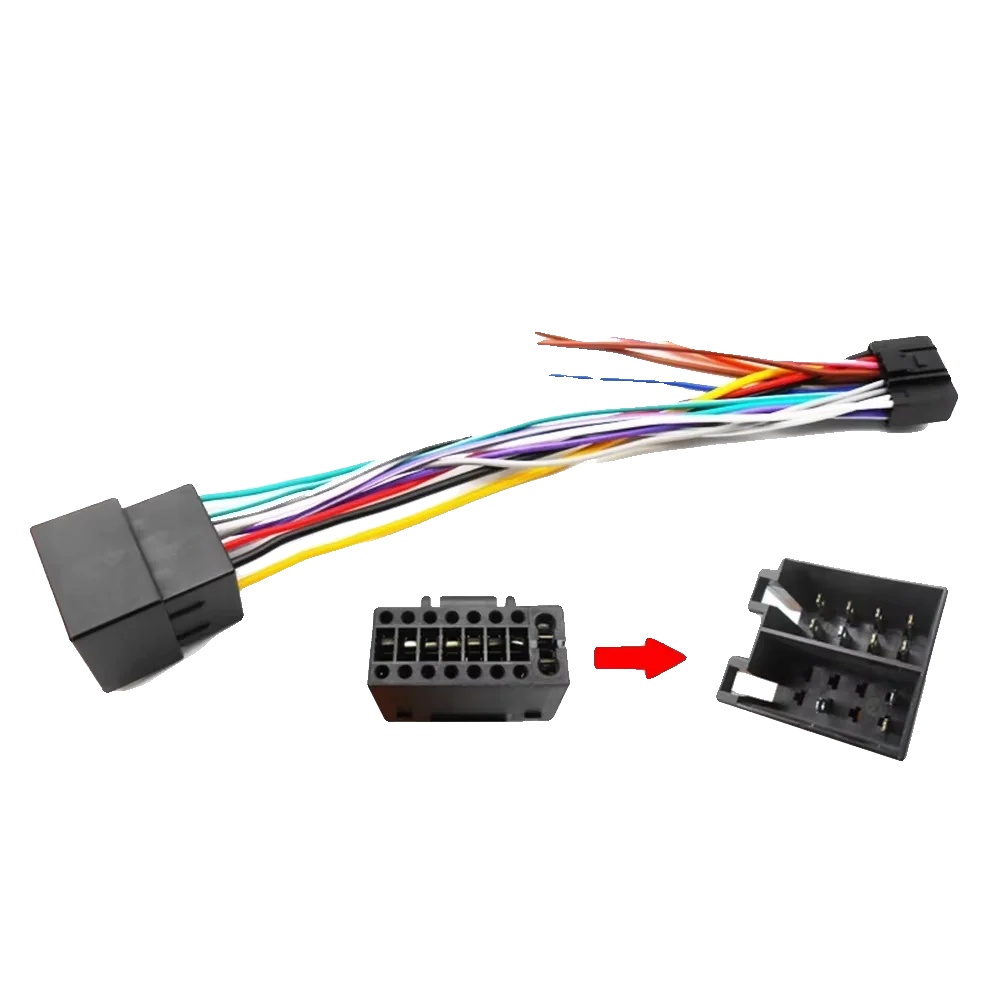 Iso-netzkabel, Plug-and-play-funktionalität, Universelle Kompatibilität, 5stk 16pin Iso Kabel