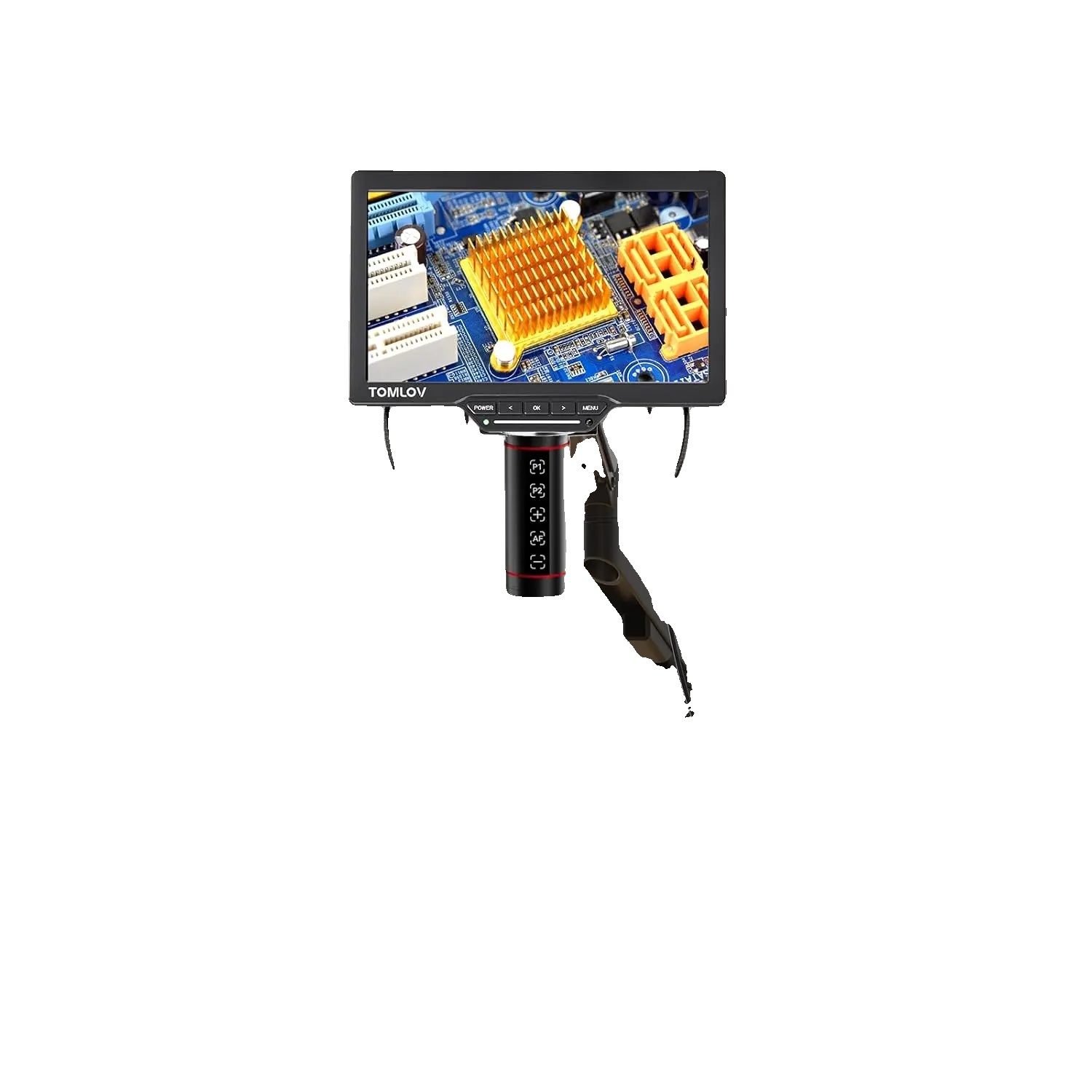Digitalmikroskop, 7-zoll-bildschirm, 1500x - 3000x Vergrößerung, 38mp Sensor, Autofokus, Hdmi-unterstützung