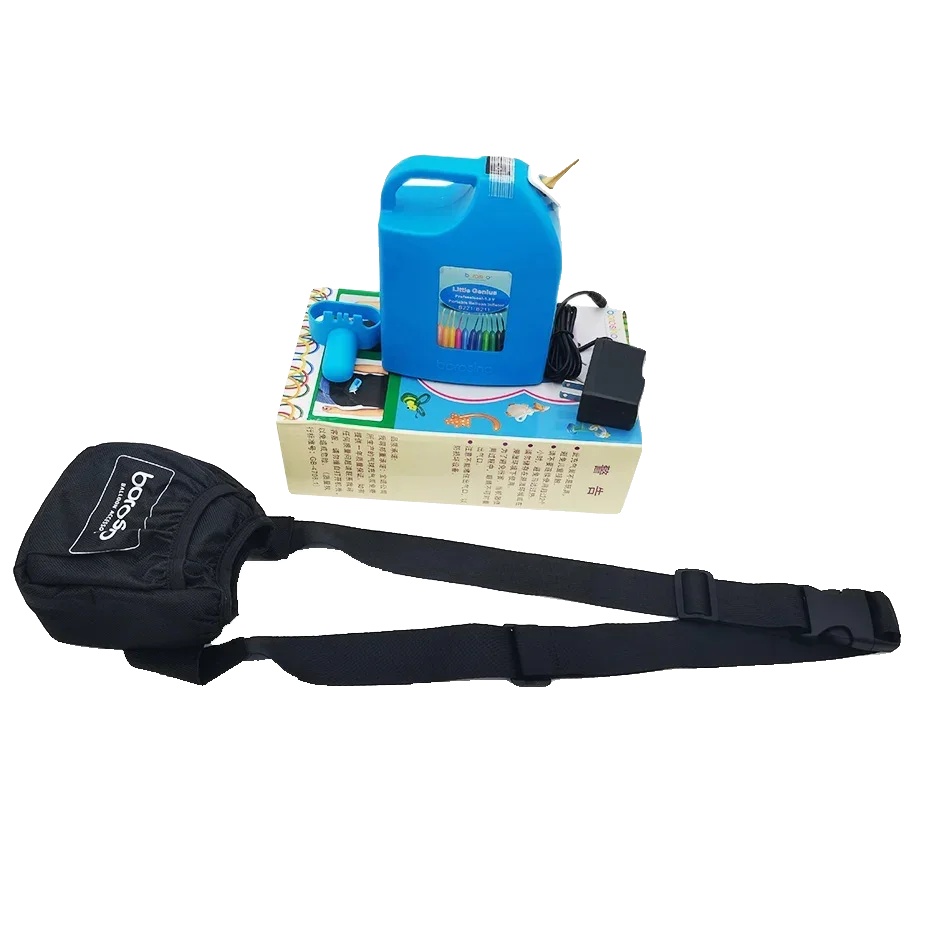 Ballonpumpe, Elektrischer Inflator, Wiederaufladbarer Akku, Blau, 10inch, Eu Stecker