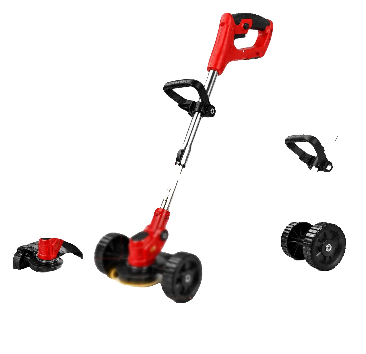 Handrasenmäher, Hochwertige Stahlklingen, 34 Zoll Länge, 14 Zoll Schnittbreite, Leichtes Design, Ergonomischer Griff