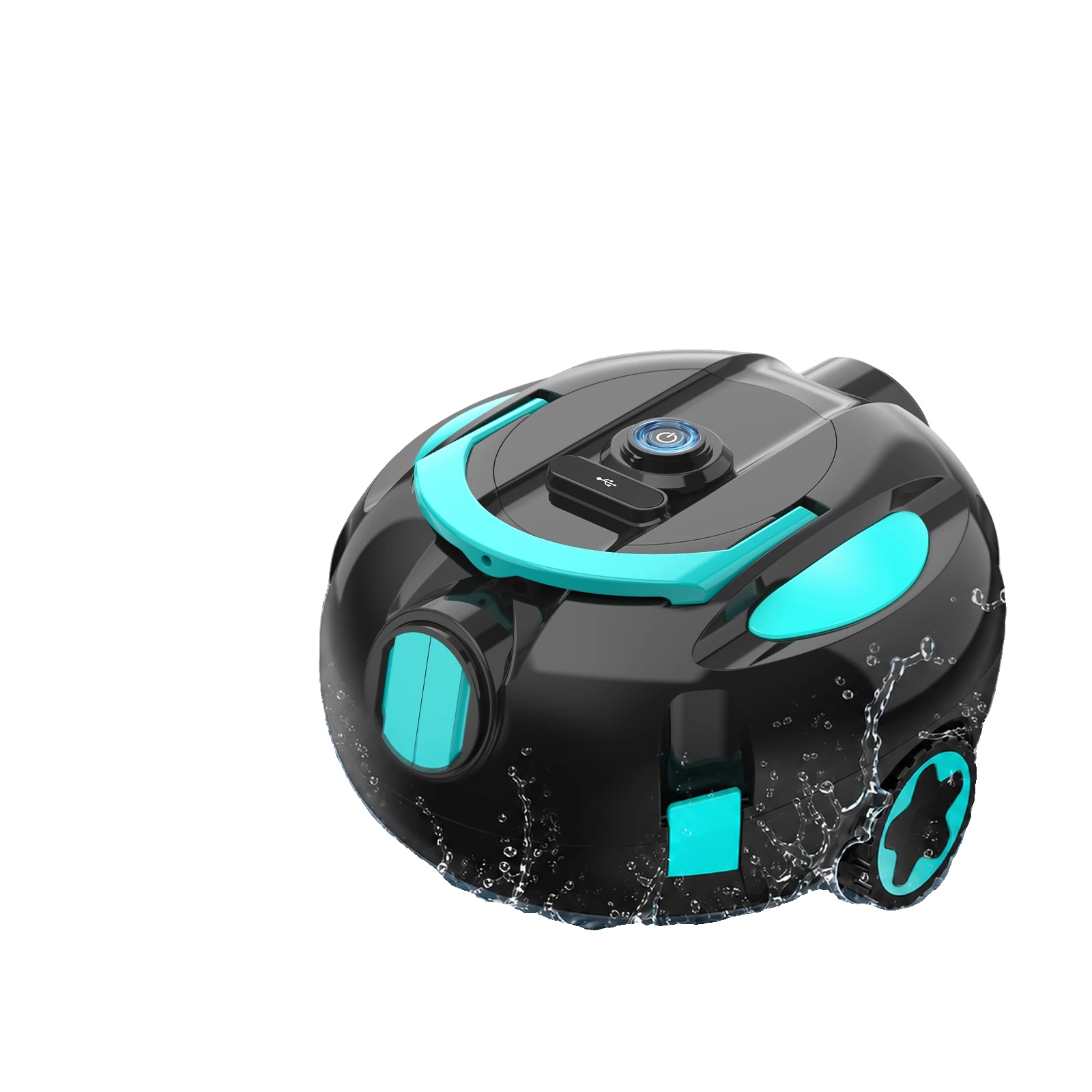 Kabelloser Roboter-poolreiniger, 120 Minuten Laufzeit, Automatische Selbstparkfunktion, 220v-240v Eu-stecker
