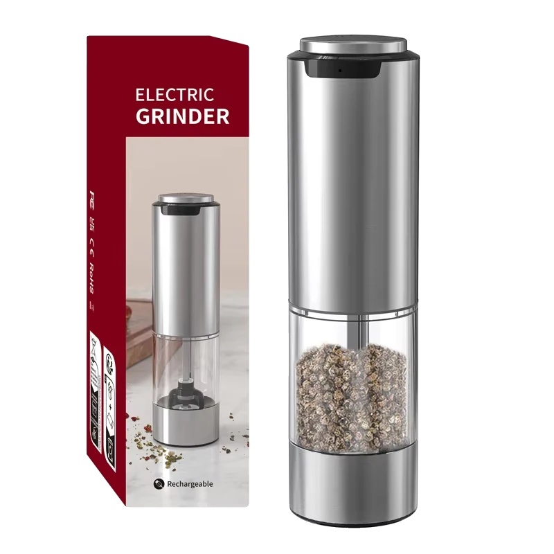 Automatische Pfeffermühle, Usb Wiederaufladbar, Einstellbare Grobheit, Kymq-37a