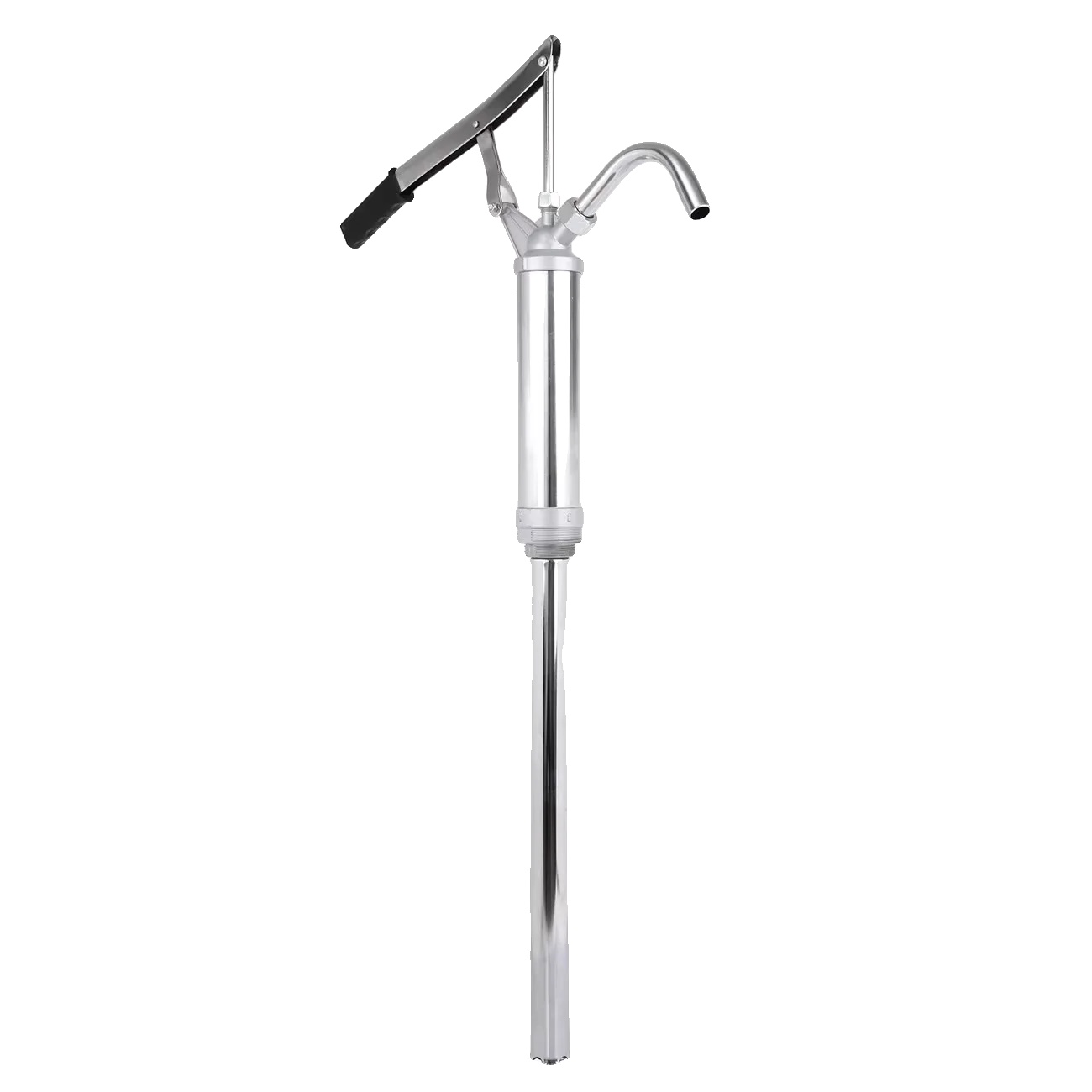 Fasspumpe, Leichtes Design, Müheloser Flüssigkeitstransfer, Handfasspumpe, Silber