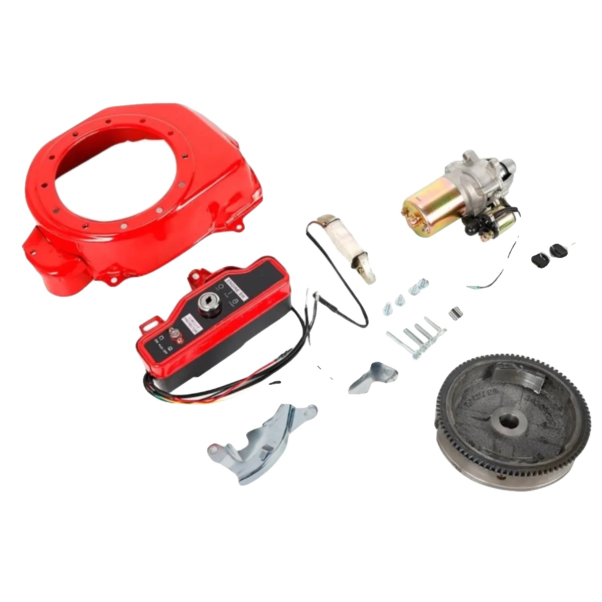 Anlasser, Einfacher Elektrostarter, Langlebiger Ersatz, Rot