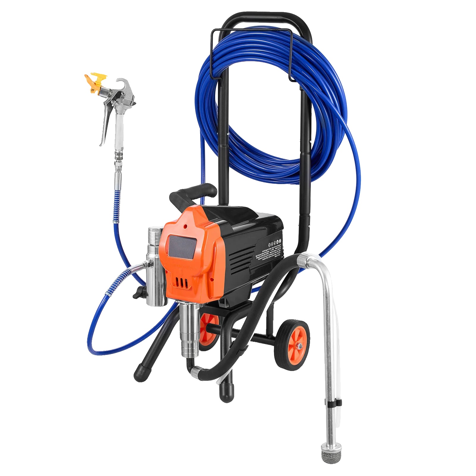 Farbsprüher, 3000 Psi Hochdruck, Elektrische Reinigungsbürste Inklusive, 1500w Rad