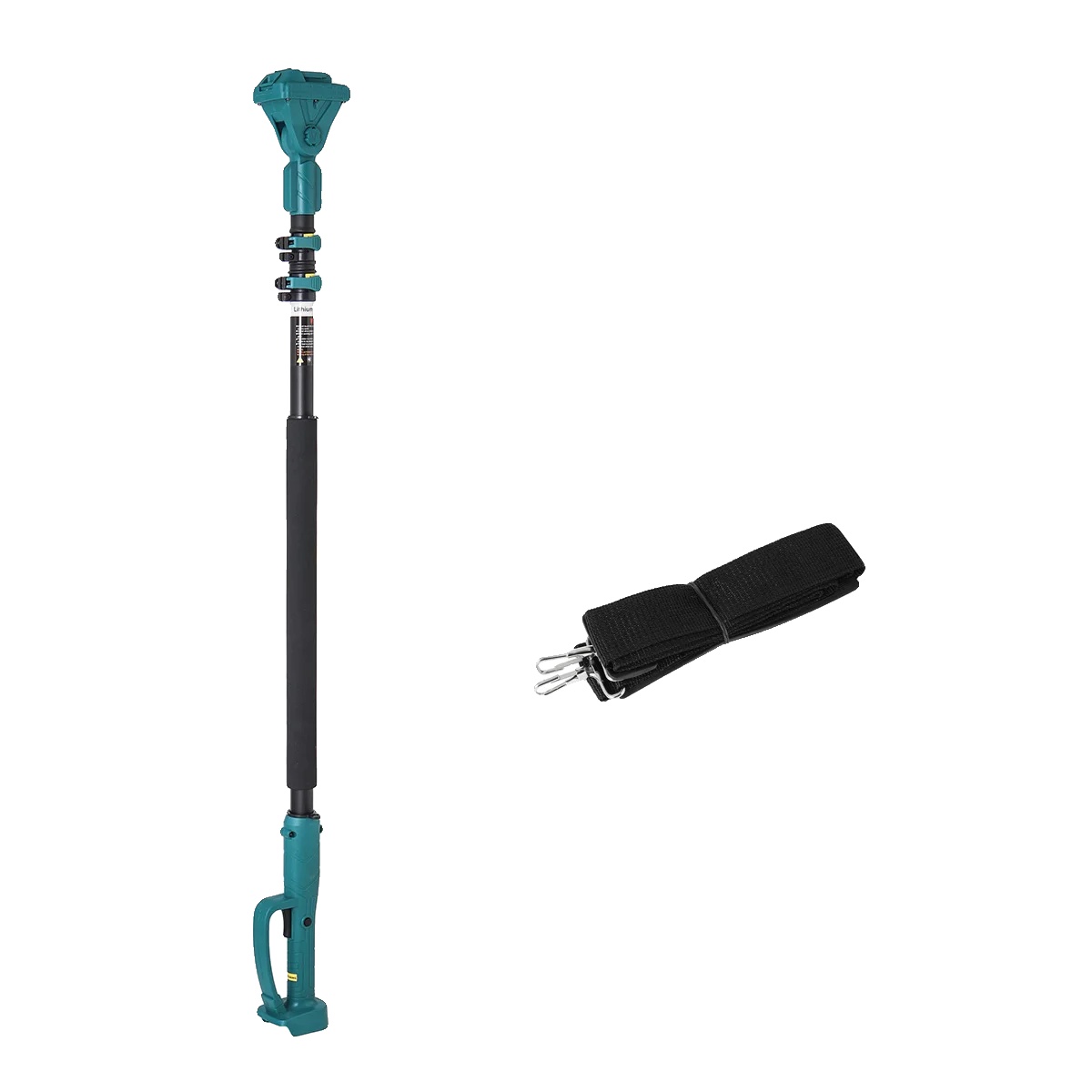 Akku-gartenschneider, Klinge Aus Hochlegiertem Stahl, Bürstenloser Motor, Teleskopstange, Eu-a