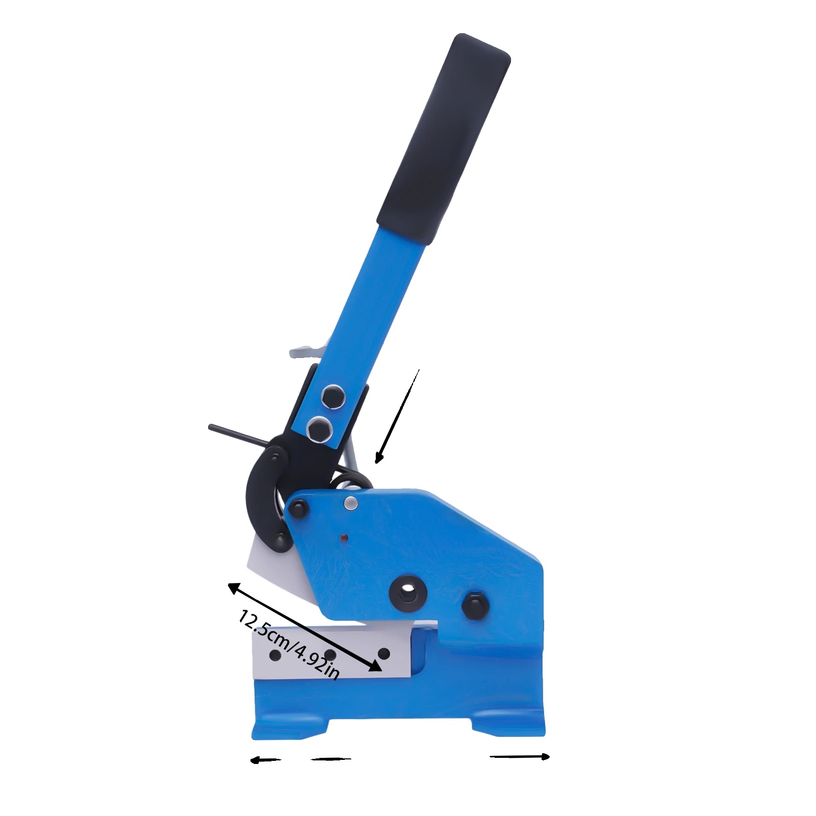 Manuelle Metallschere, Langlebiger Kohlenstoffstahl, Präzise Schneidfähigkeit, Blau