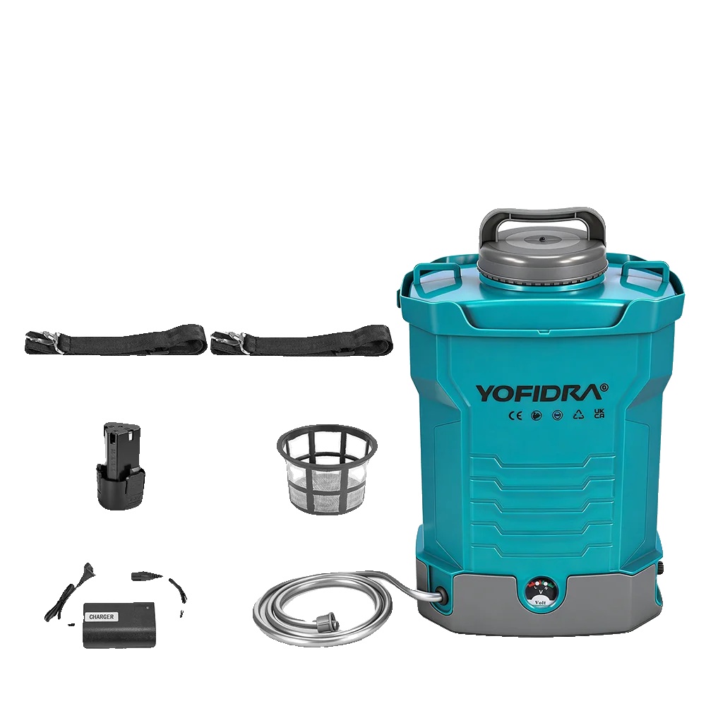 Elektrischer Sprüher, 10l Kapazität, 60 Psi Druck, 1xbatterie Set