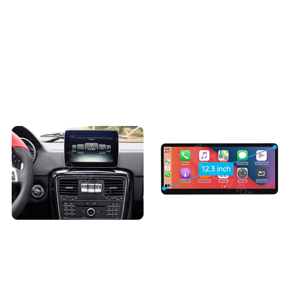 Multimedia-display, Kabelloses Und Kabelgebundenes Carplay, Kompatibel Mit Kameras, 12.3 G W463 Ntg5.0