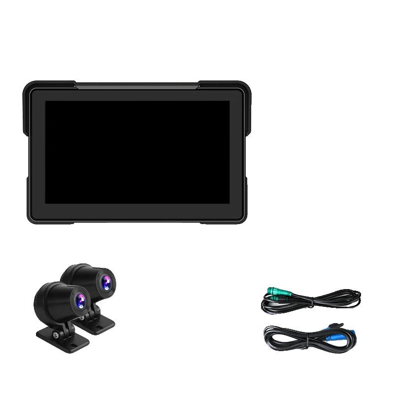 Motorraddisplay, Kabelloses Carplay, Bluetooth-konnektivität, 7 Zoll 1080p Kamera