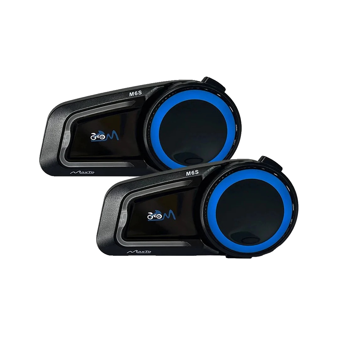 Motorradhelm Bluetooth-headset, 1000 Meter Reichweite, Musiksharing, 2pcs M6s