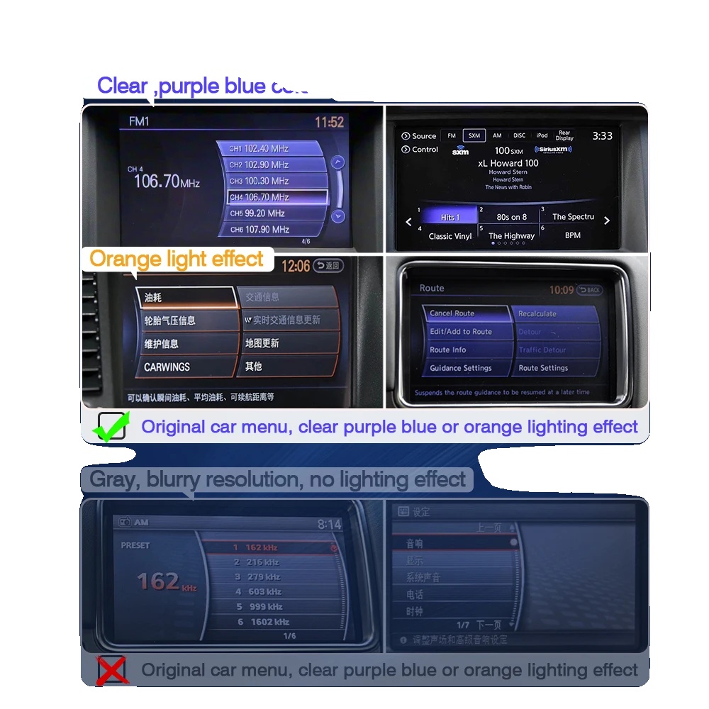 Drahtloses Carplay Nachrüst-kit, Fortschrittliches Screen Mirroring, Mehrgerätekompatibilität, Infiniti / Hd-bildschirm