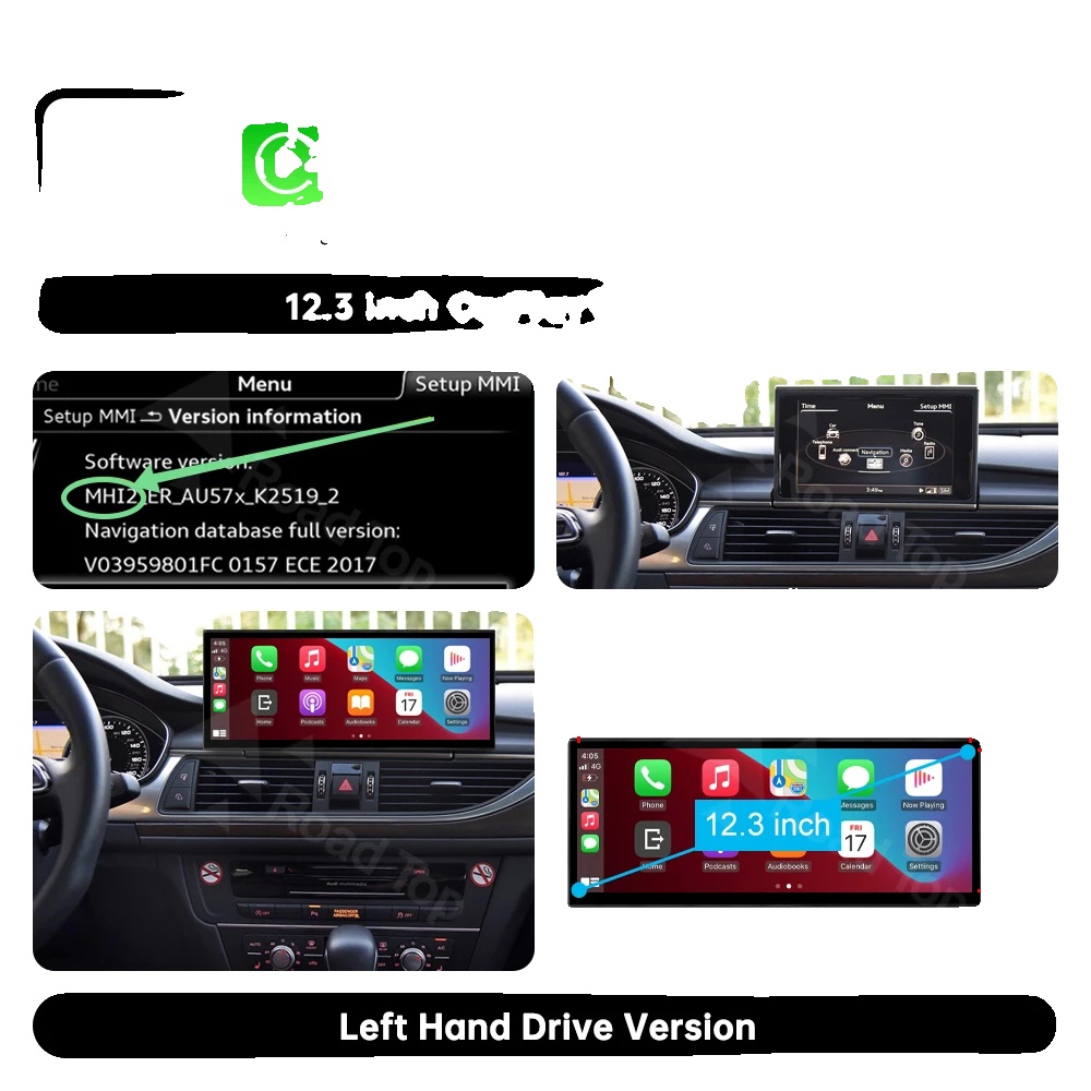 Auto-multimedia-display, Kabelloses Carplay, Touchscreen, Mhi2 Lhd 12,3 Zoll