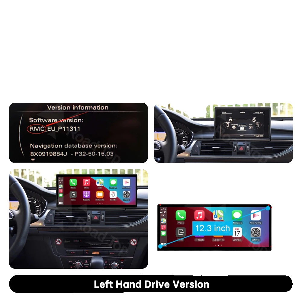 Auto-multimedia-display, Kabelloses Carplay, Touchscreen, Rmc Lhd 12,3 Zoll