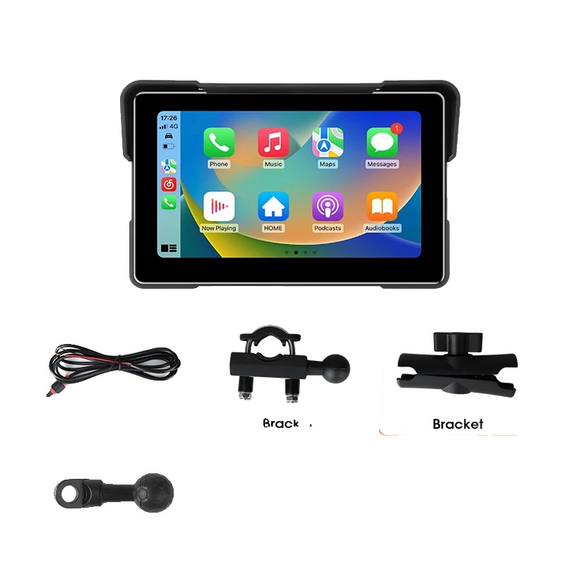 Motorrad Dvr, Wireless Carplay Unterstützung, Dual-kamera-funktionalität, Moto Player-keine Cam-a, Keine