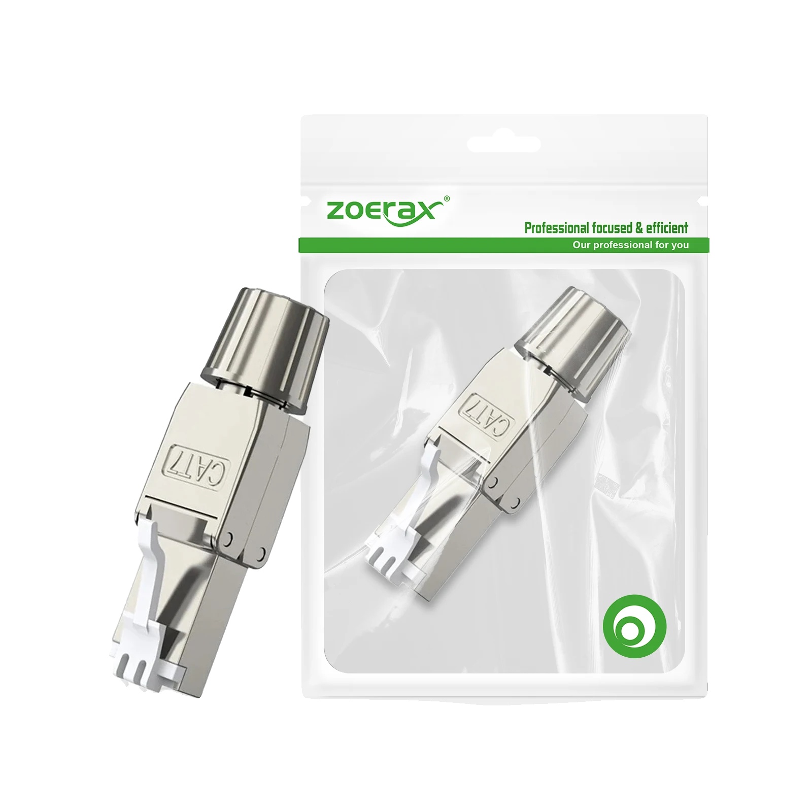 Rj45-stecker, Werkzeuglose Installation, Hohe Geschwindigkeitskompatibilität, Cat7 Stp-a, 5pcs