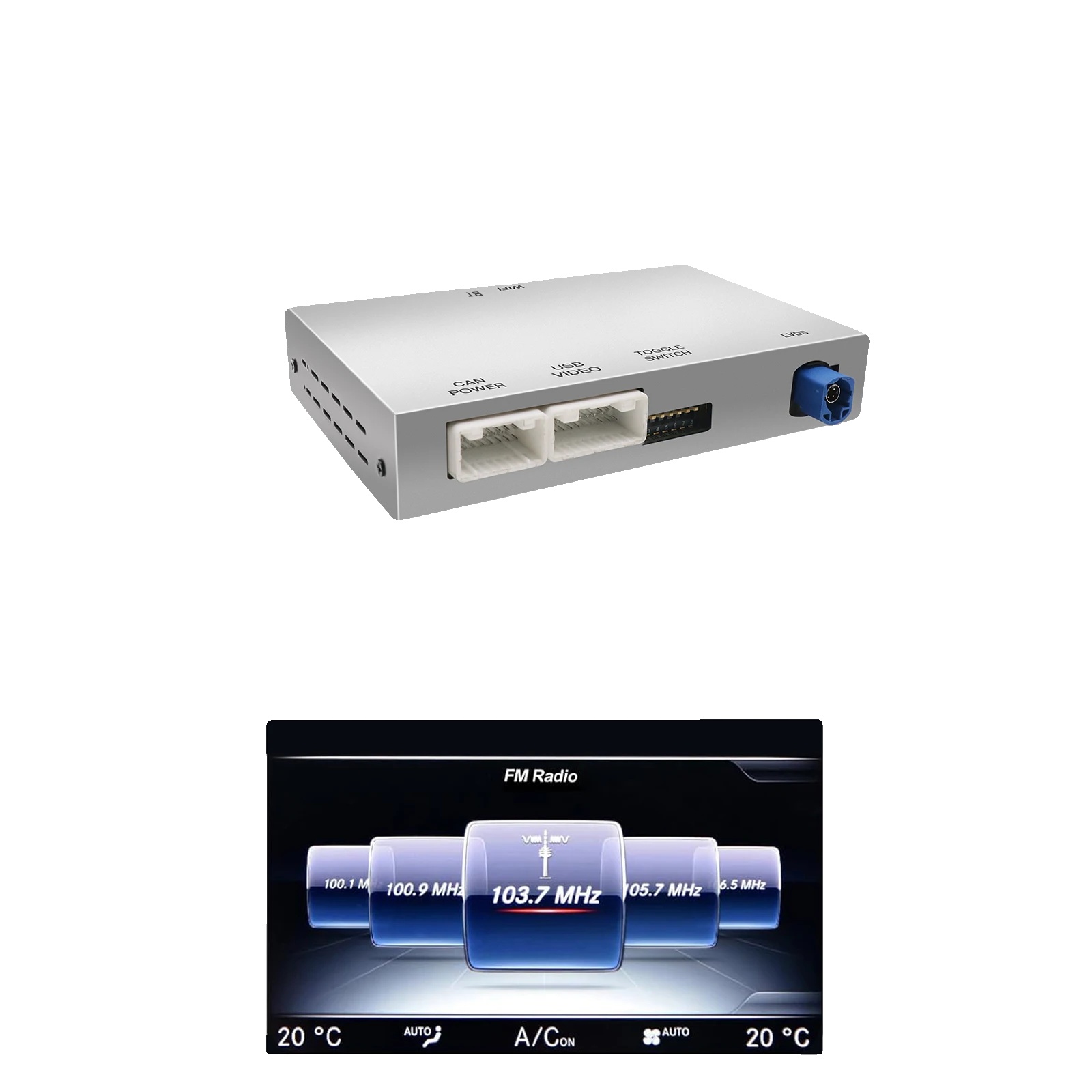Decoder-box, Wireless Carplay, Android Auto-kompatibilität, Für Ntg 5.0