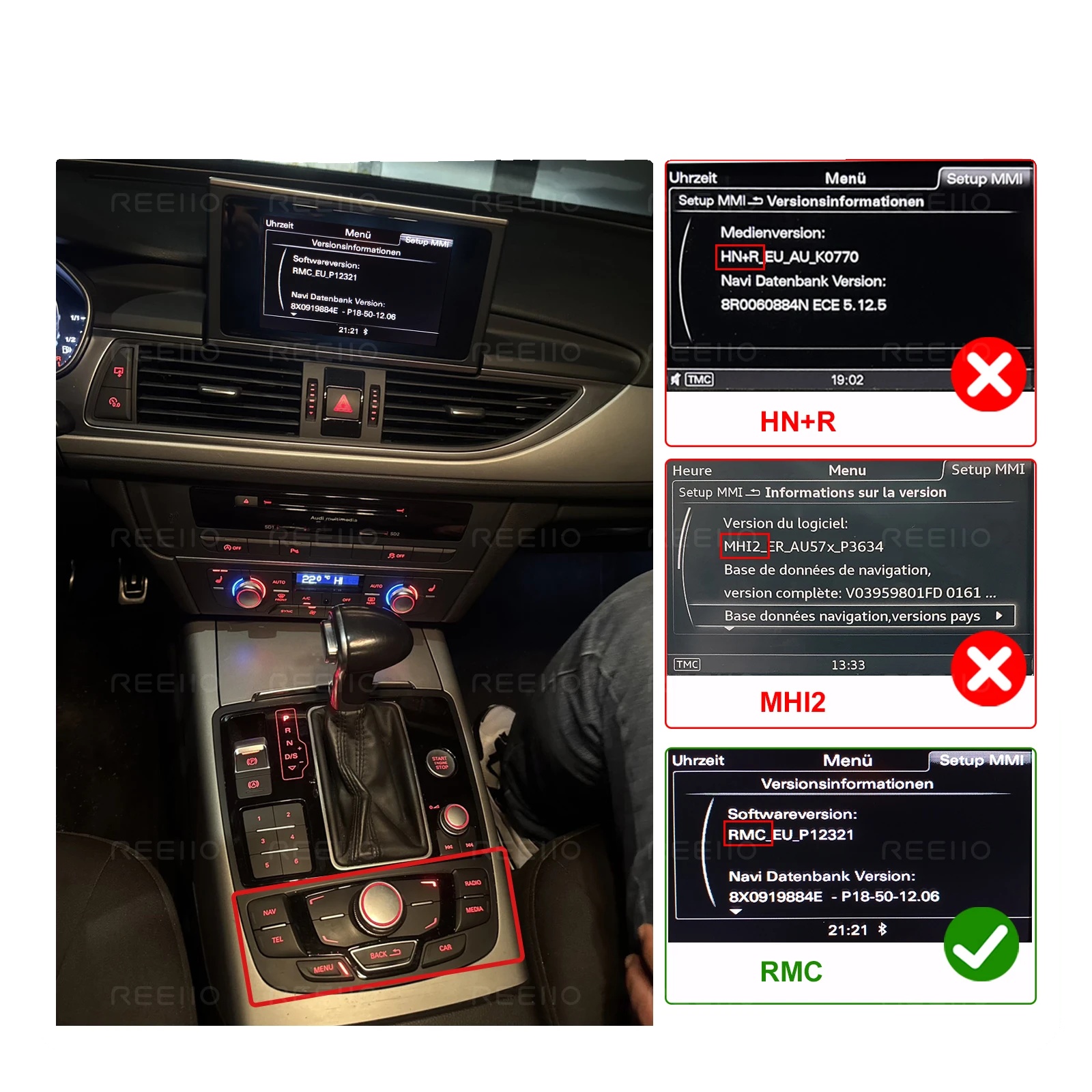 Auto-schnittstellenadapter, Kabelloses Carplay, Android Auto-kompatibilität, A6 A7 Rmc