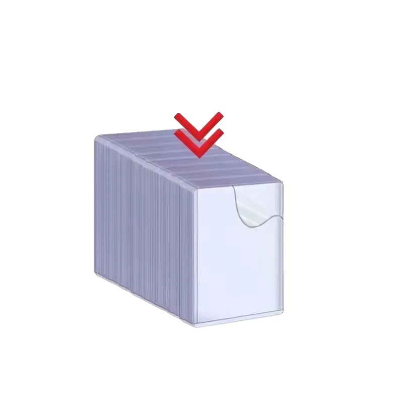 Kartenhülle, Hohe Transparenz, Langlebige Pvc-konstruktion, B-25stk(mit Folie)