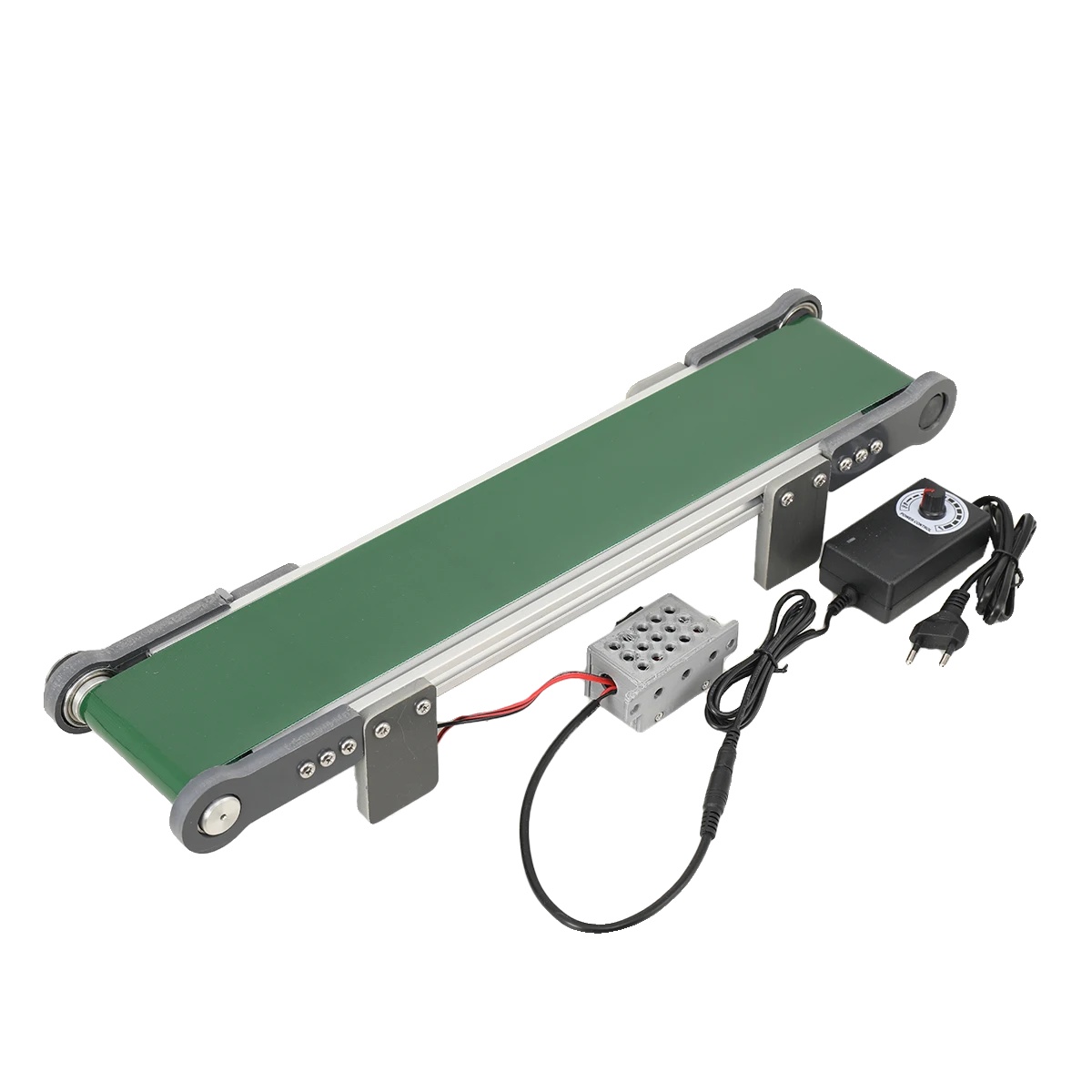 Desktop Förderband, 500 X 100 X 70 Mm, Einstellbare Geschwindigkeit 0-167 U/min, Tragfähigkeit 5 Kg, Ac 100-240v, Wasserdichtes Pvc