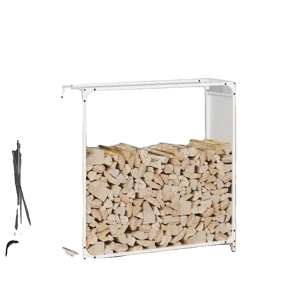 Brennholzregal, Langlebiger Stahl, Optimale Luftzirkulation, 90 X 28 X 90 Cm
