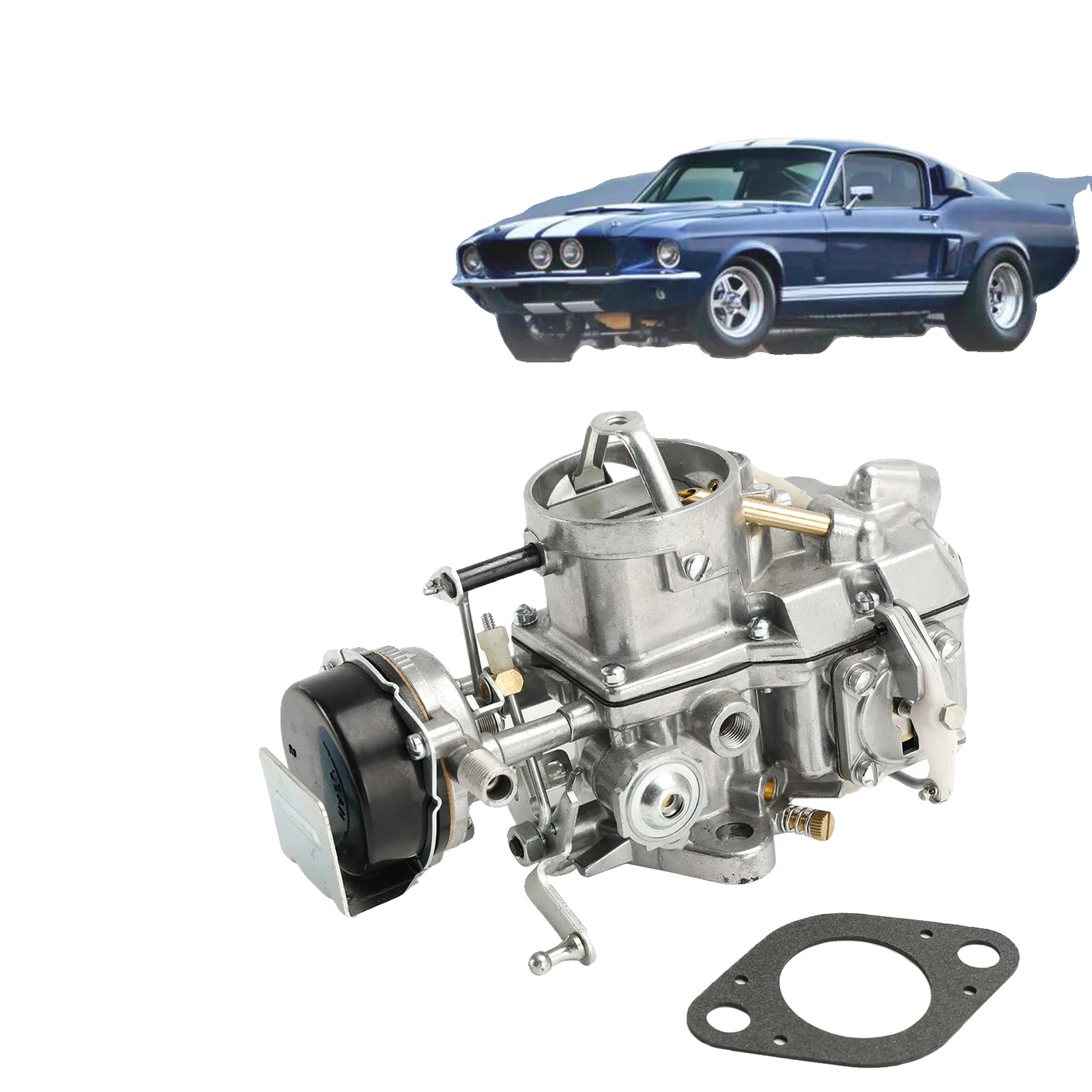 Vergaser, Metallkonstruktion, Passt Für 6-zylinder-motoren, Herstellerteilenummer: Autolite 1100, 100% Neu, Mehrere Austausch-teilenummern