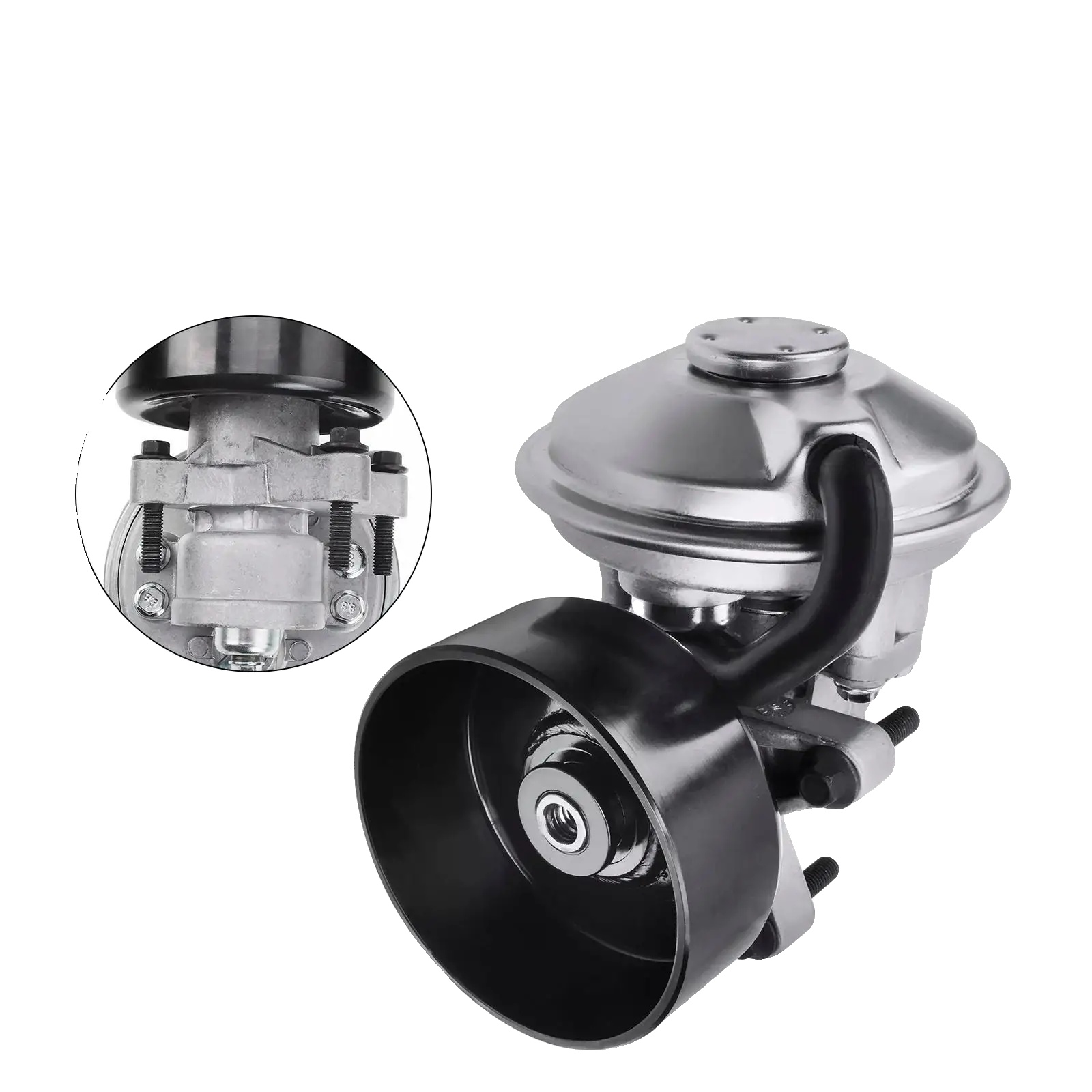 Vakuumpumpe, Metallkonstruktion, Mechanisch Betrieben, Riemenantriebssystem, 5 Größen Einlass, Kompatibilität Mit Ford Super Duty