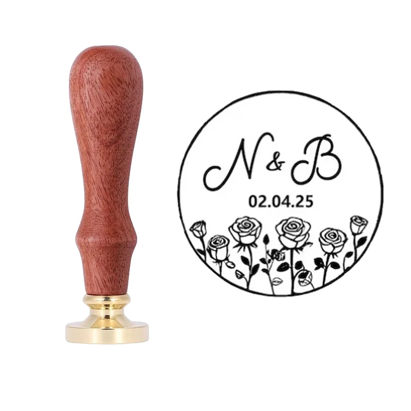 Wachs-siegelstempel, Personalisierte Designs, Hochwertige Materialien, F208