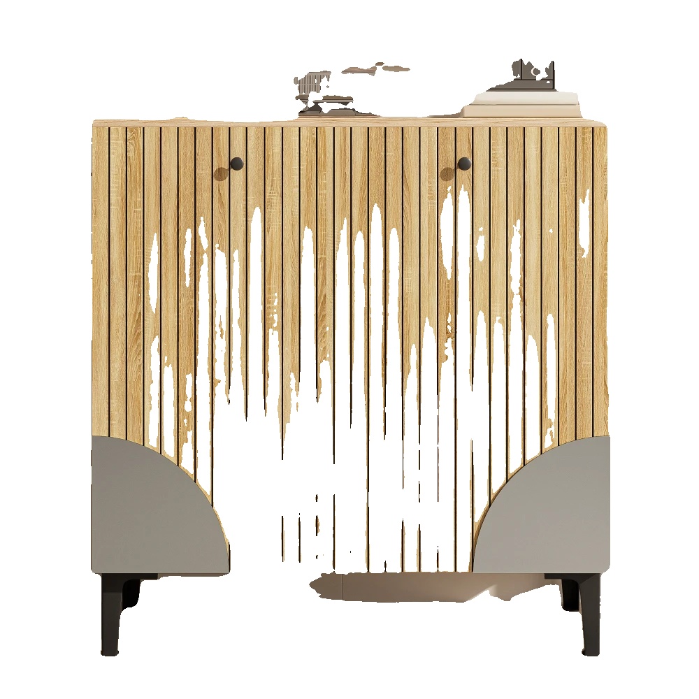Schuhschrank, Vertikales Design, Modernes Erscheinungsbild, Cqy-a