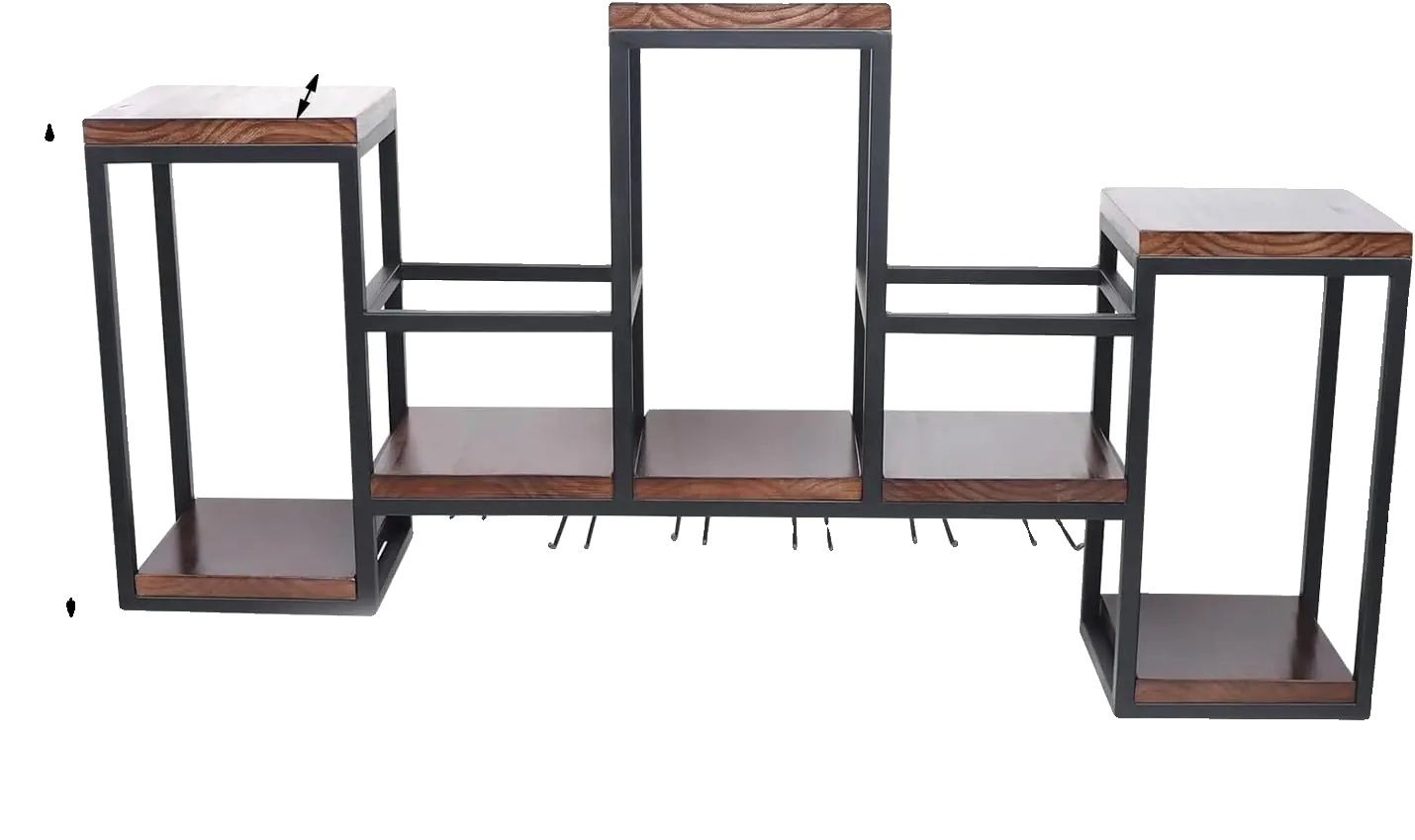 Weinregal, Platzsparendes Design, Vielseitige Verwendung, Schokolade